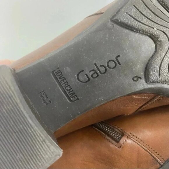 Gabor Tan Leather Ankle Boot Women’s Size 7 (UK6) - Picture 9 of 11